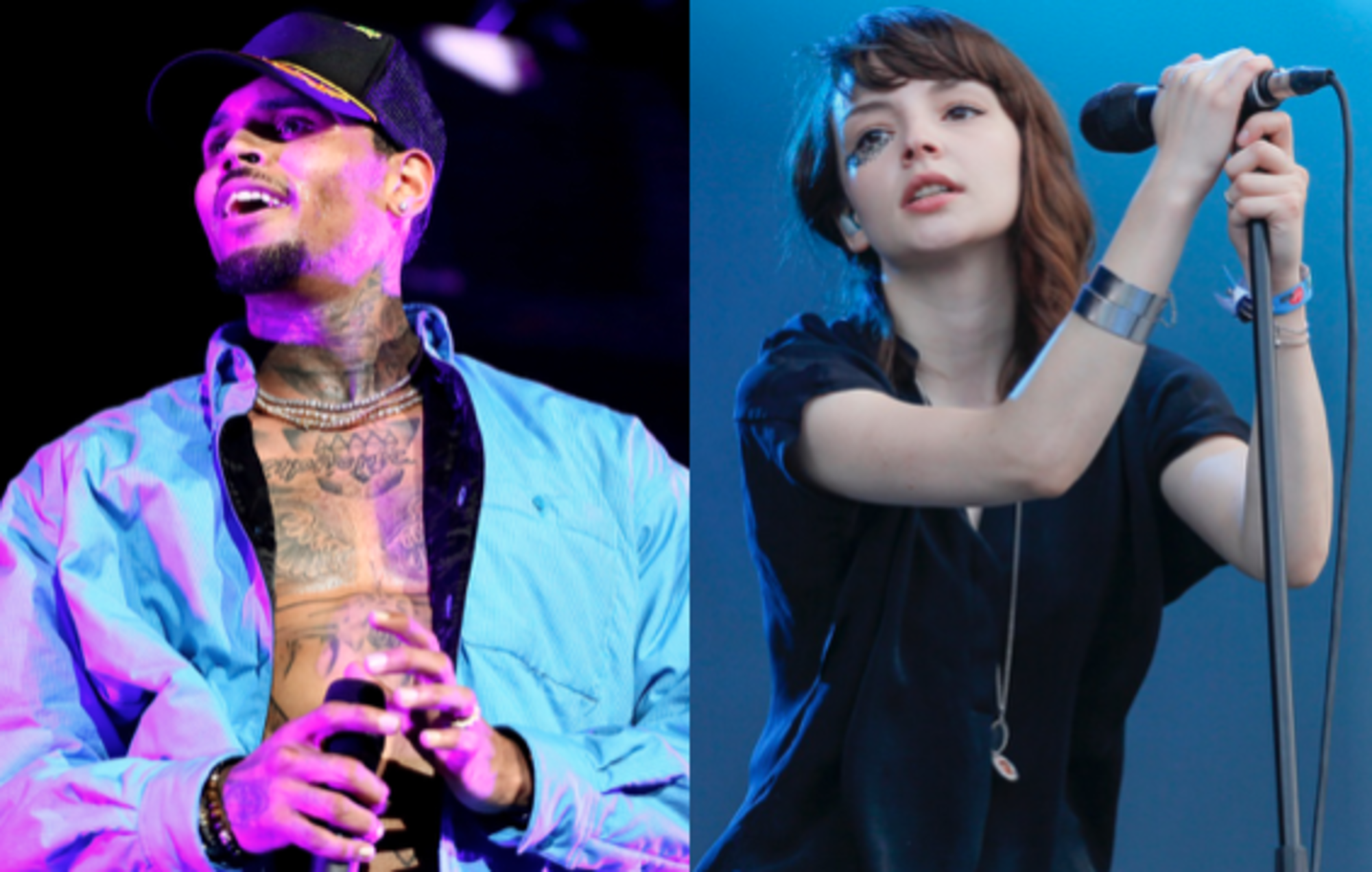 Chris Brown fires back at Chvrches following comments they made about him being an “abuser”
