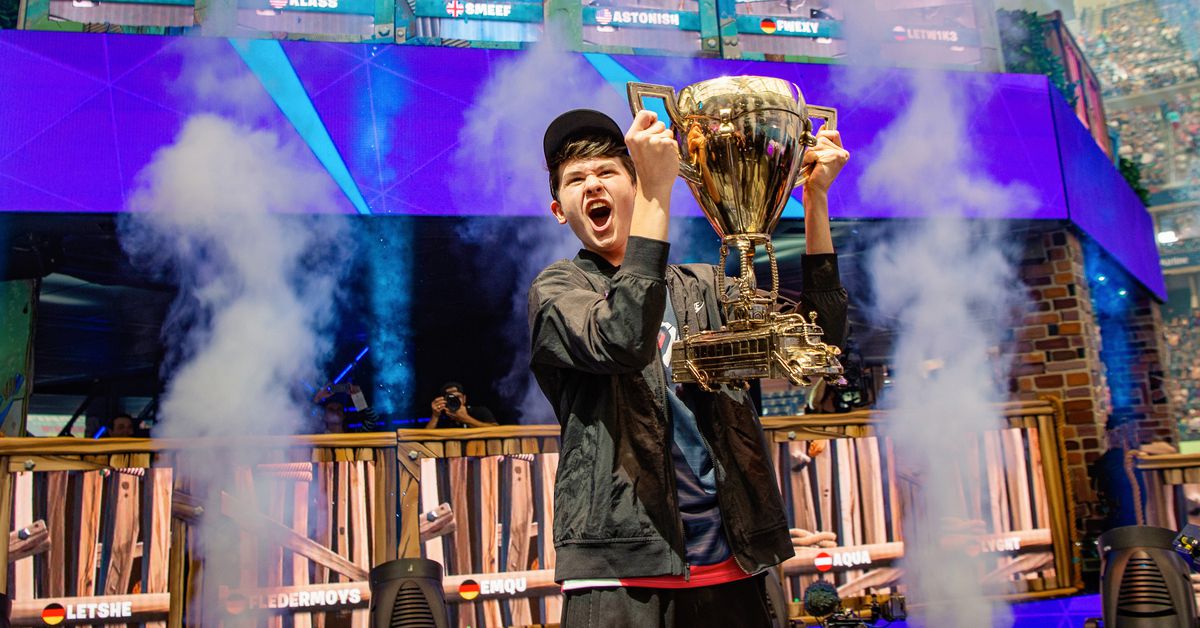 Watch Fortnite World Cup champion Bugha show off his trophy on The Tonight Show