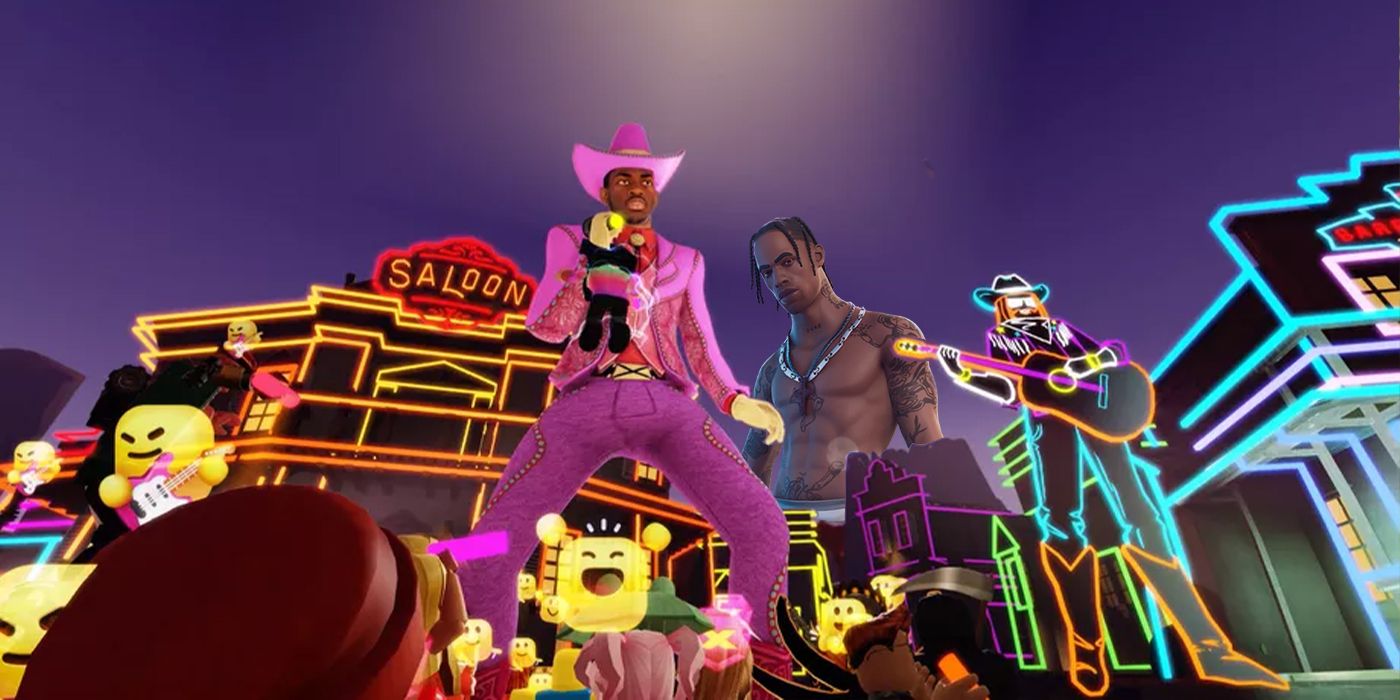 Roblox Lil Nas X Concert Had More Viewers Than Travis Scott In Fortnite Marshmello 2020 Joytime Tour - roblox lil nas x faces