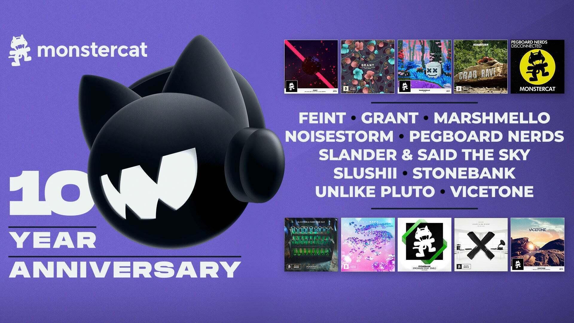 Astro Arcade: Monstercat continues 10-year anniversary celebration with Monstercat 10 YR Fan Pack in partnership with Rocket League